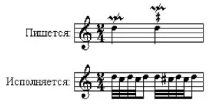 Двойной перечёркнутый мордент