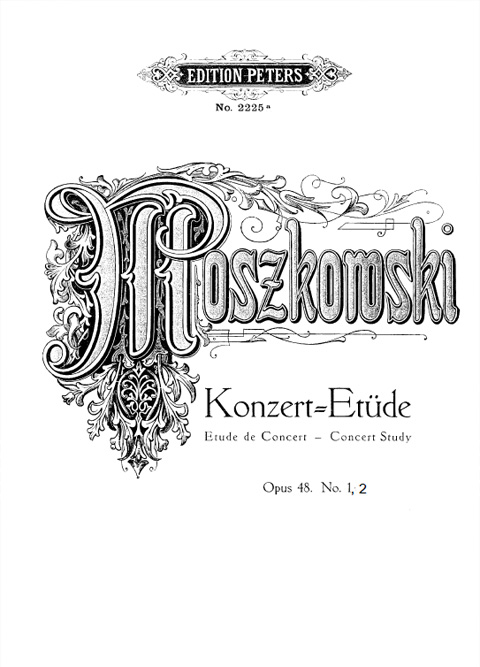 Мошковский М. 2 концертных этюда. Оp. 48